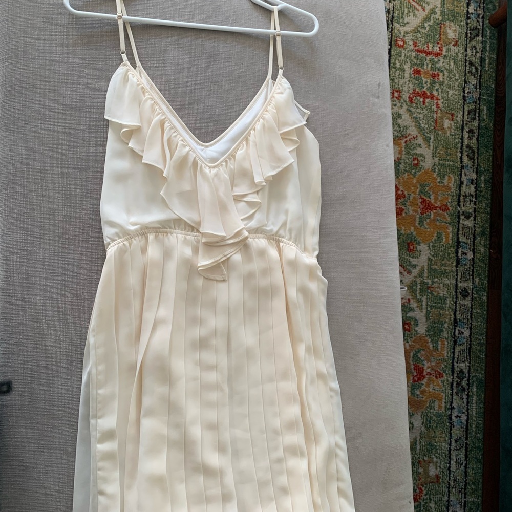 BCBGeneration Dress, Color: Cream, Size: Medium. Condition: Excellent.